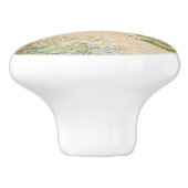 Claude Monet - Pad in graanvelden bij Pourville Keramische Knop (Zijkant)