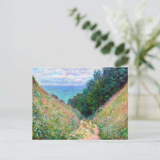 Claude Monet Pad in La Cavee Pourville Briefkaart (Staand voorkant)