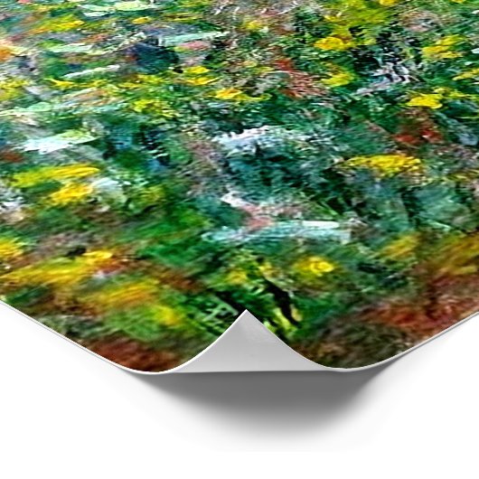 Claude Monet: Pad in La Cavee Pourville Poster (Hoek)