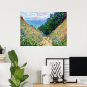 Claude Monet: Pad in La Cavee Pourville Poster (Thuiskantoor)