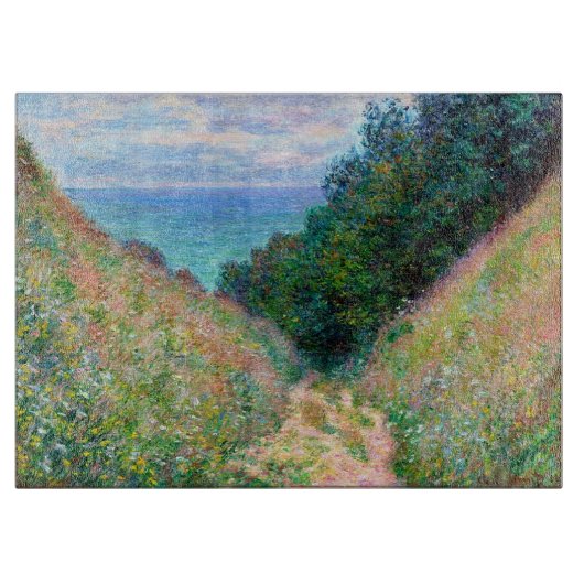 Claude Monet Pad in La Cavee Pourville Snijplank (Voorkant)