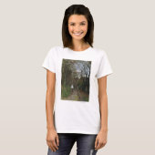 Claude Monet | Pad in Normandy T-shirt (Voorkant volledig)