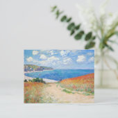 Claude Monet - Pad in Tarwevelden bij Pourville Briefkaart (Staand voorkant)