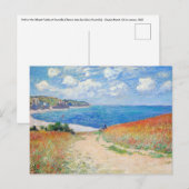 Claude Monet - Pad in Tarwevelden bij Pourville Briefkaart (Voorkant / Achterkant)