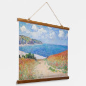 Claude Monet - Pad in Tarwevelden bij Pourville Hangend Wandkleed (Gebogen)