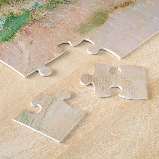 Claude Monet - Pad in Tarwevelden bij Pourville Legpuzzel (Zijkant)