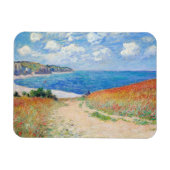 Claude Monet - Pad in Tarwevelden bij Pourville Magneet (Horizontaal)