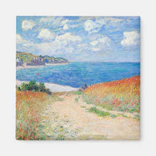 Claude Monet - Pad in Tarwevelden bij Pourville Magneet
