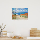 Claude Monet - Pad in Tarwevelden bij Pourville Poster (Keuken)
