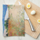 Claude Monet - Pad in Tarwevelden bij Pourville Theedoek (Quarter Fold)