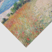 Claude Monet - Pad in Tarwevelden bij Pourville Tissuepapier (Detail)