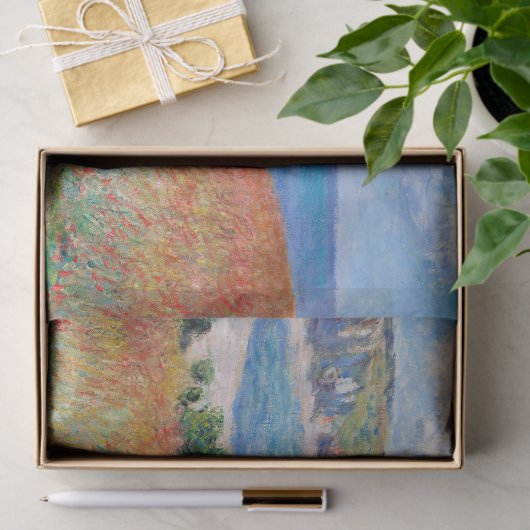 Claude Monet - Pad in Tarwevelden bij Pourville Tissuepapier (Geschenk)