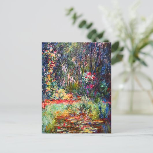 Claude Monet Painting  Art Briefkaart (Staand voorkant)