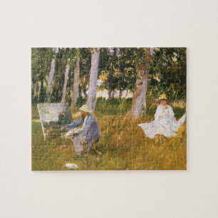 Claude Monet Painting, Edge of a Wood door Sargent Legpuzzel