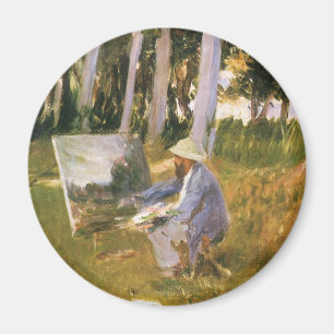 Claude Monet Painting, Edge of a Wood door Sargent Magneet