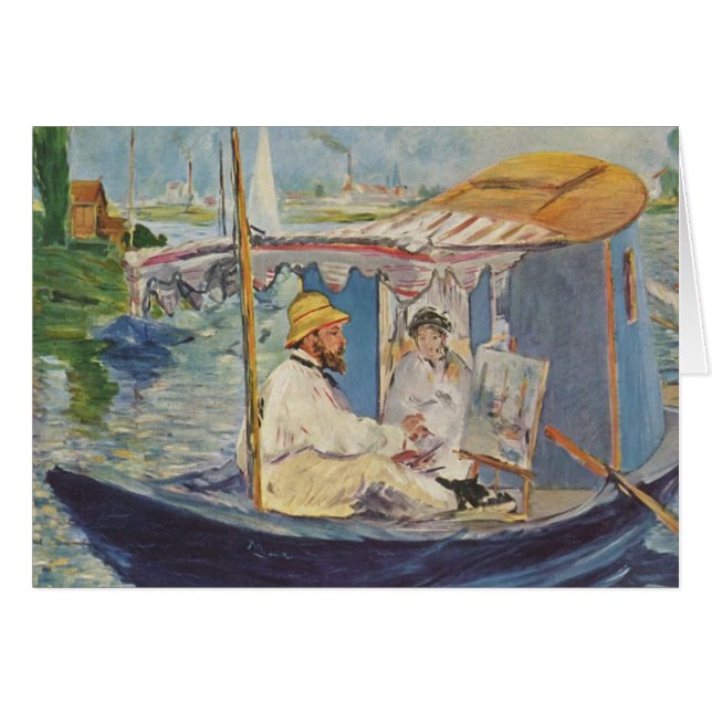 Claude Monet Painting - Edouard Manet (Voorkant Horizontaal)