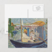 Claude Monet Painting - Edouard Manet Briefkaart (Voorkant / Achterkant)