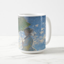 Claude Monet Painting Lady met Parasol Koffiemok