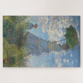 Claude Monet Painting Lady met Parasol Legpuzzel (Horizontaal)