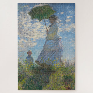Claude Monet Painting Lady met Parasol Legpuzzel