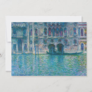 Claude Monet - Palazzo da Mula Bedankkaart