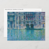 Claude Monet - Palazzo da Mula Briefkaart (Voorkant / Achterkant)