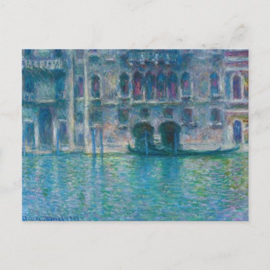 Claude Monet - Palazzo da Mula Briefkaart (Voorkant)