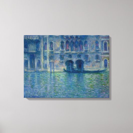 Claude Monet – Palazzo da Mula in Venice – 1908 Canvas Afdruk (Voorkant)