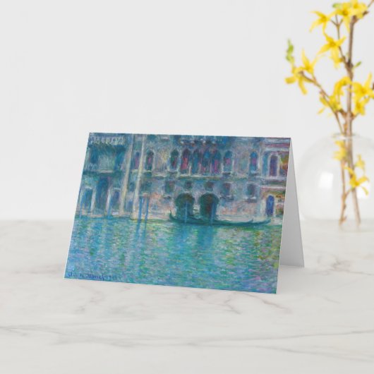 Claude Monet - Palazzo da Mula Kaart (Gele Bloem)