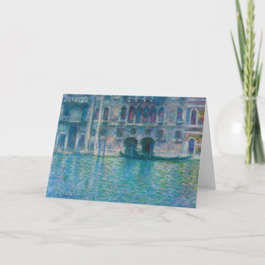 Claude Monet - Palazzo da Mula Kaart (Voorkant)