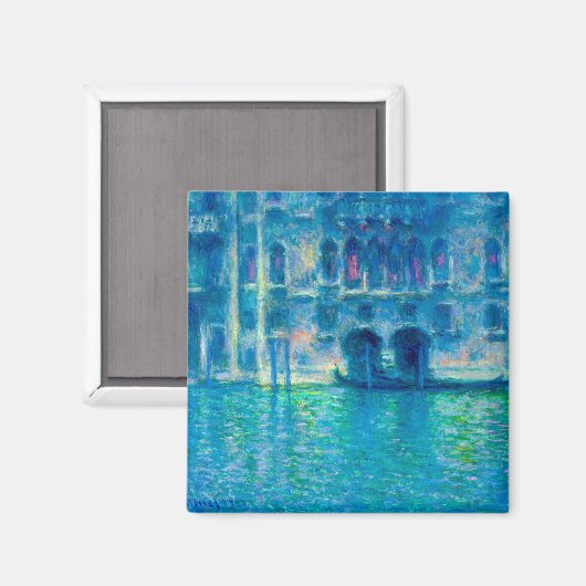 Claude Monet "Palazzo da Mula" Magneet (Voorkant / Achterkant)