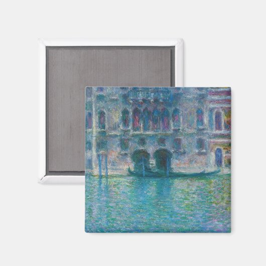 Claude Monet - Palazzo da Mula Magneet (Voorkant / Achterkant)