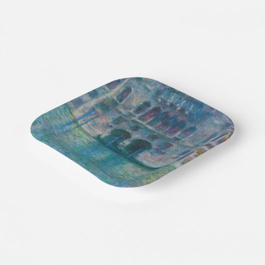 Claude Monet - Palazzo da Mula Papieren Bordje (Gebogen)