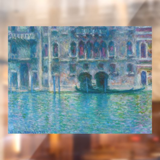 Claude Monet - Palazzo da Mula Raamsticker (Vel 2)