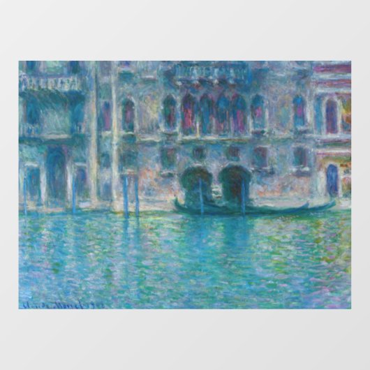 Claude Monet - Palazzo da Mula Raamsticker (Vel)