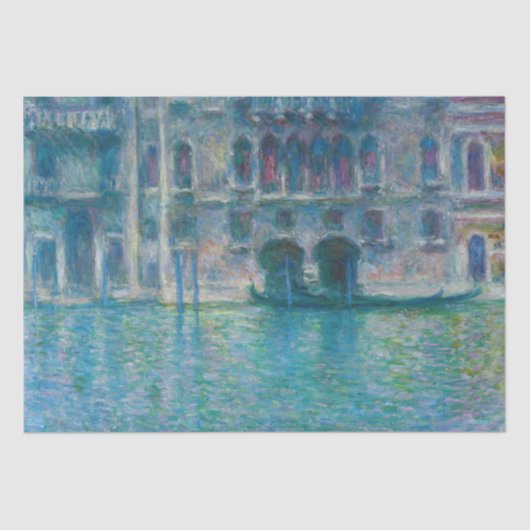 Claude Monet - Palazzo da Mula Tissuepapier (Voorkant)