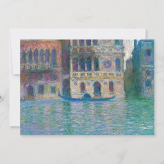 Claude Monet - Palazzo Dario Bedankkaart (Voorkant)