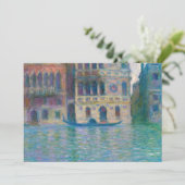 Claude Monet - Palazzo Dario Bedankkaart (Staand voorkant)