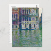 Claude Monet - Palazzo Dario Briefkaart (Voorkant / Achterkant)