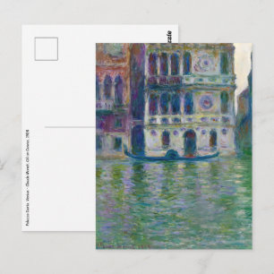 Claude Monet - Palazzo Dario Briefkaart