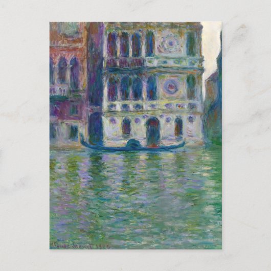 Claude Monet - Palazzo Dario Briefkaart (Voorkant)