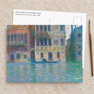 Claude Monet - Palazzo Dario Briefkaart