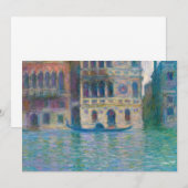 Claude Monet - Palazzo Dario Kaart (Voorkant / Achterkant)
