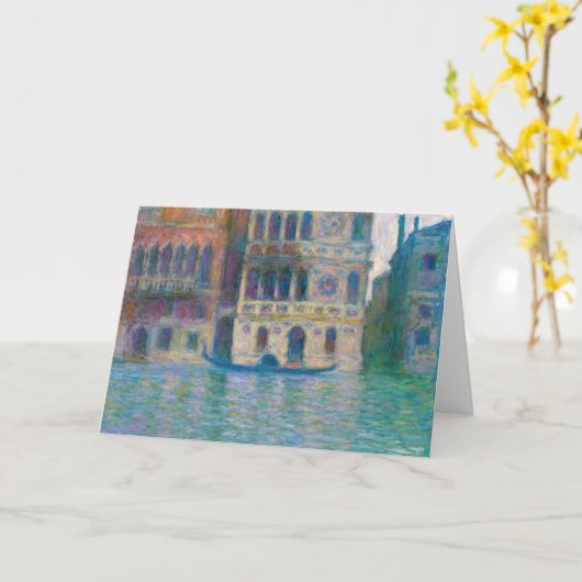 Claude Monet - Palazzo Dario Kaart (Gele Bloem)