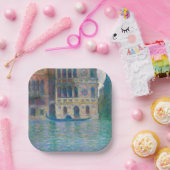 Claude Monet - Palazzo Dario Papieren Bordje (Feest)