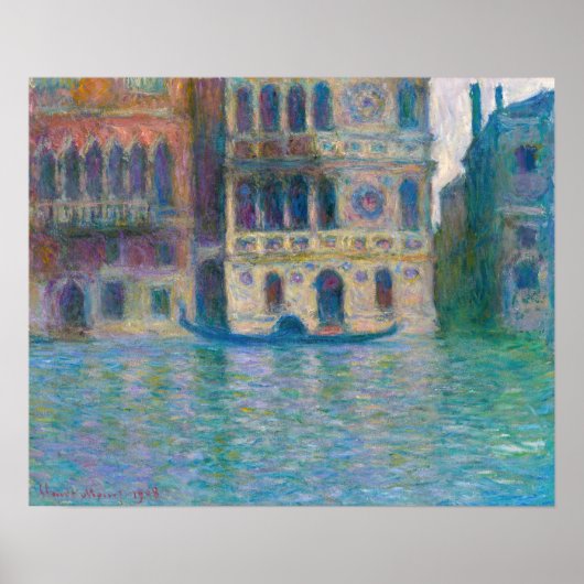 Claude Monet - Palazzo Dario Poster (Voorkant)