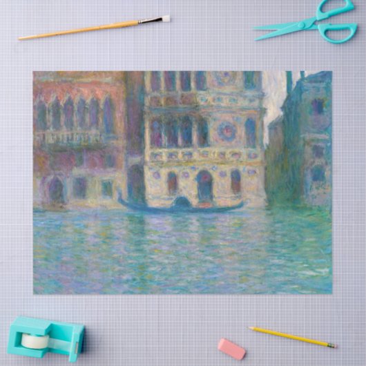 Claude Monet - Palazzo Dario Tissuepapier (Craft)