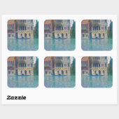 Claude Monet - Palazzo Dario Vierkante Sticker (Vel)