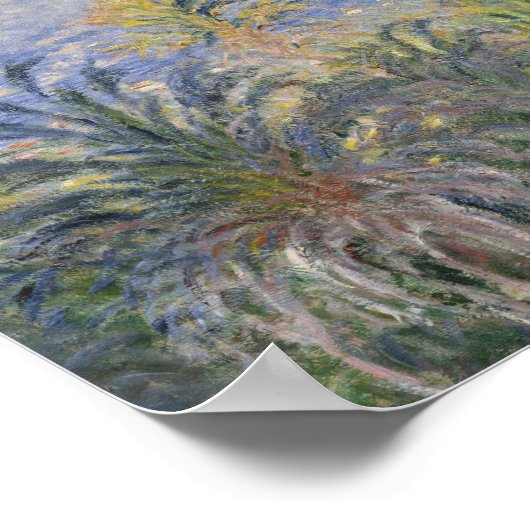 Claude Monet - Palm Trees op Bordighera Poster (Hoek)