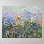 Claude Monet Palm Trees op Bordighera Poster (Voorkant)